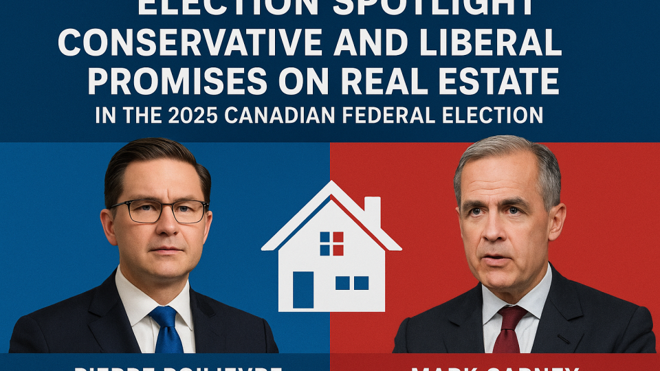 Election Spotlight: Conservative and Liberal Promises on Real Estate in the 2025 Canadian Federal Election